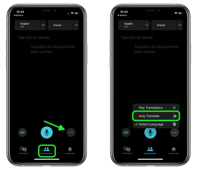 达日苹果手机维修分享iOS 15 “翻译” App 新改进 