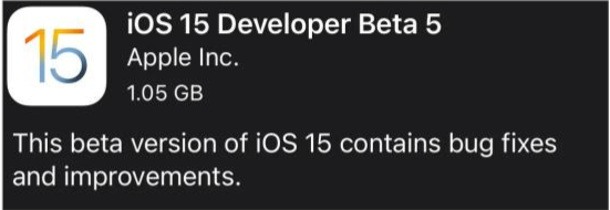 达日苹果手机维修分享如何升级到iOS15.0 beta5 